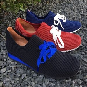 L'Amour Des Pieds Black Blue Taimah Shoes